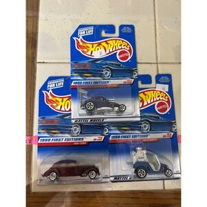 Hot Wheels 1999 First Editions‎ Set of 4 Diecast Cars #649, #683, #919